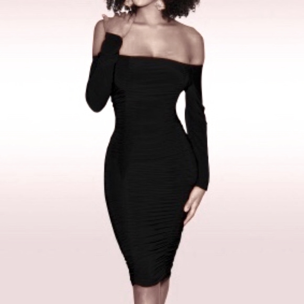 Dress Scrunchy Long Sleeve